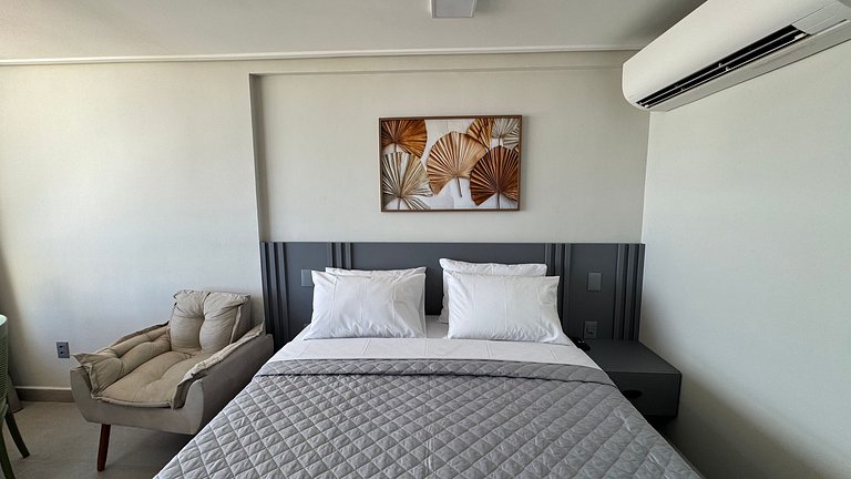 Flat de luxo completo no Acqua Tambau AQ6X7