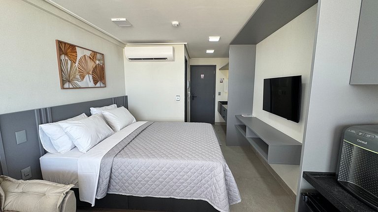 Flat de luxo completo no Acqua Tambau AQ6X7