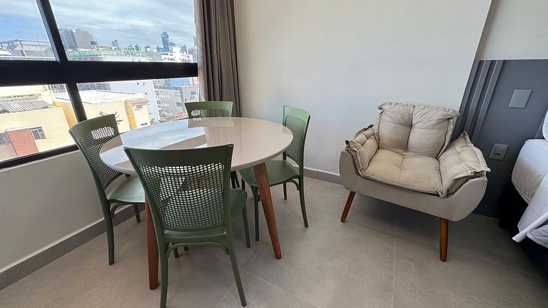 Flat de luxo completo no Acqua Tambau AQ6X7