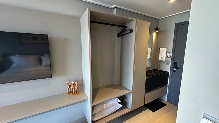 Apartamento de luxo com varanda no Acqua Tambau