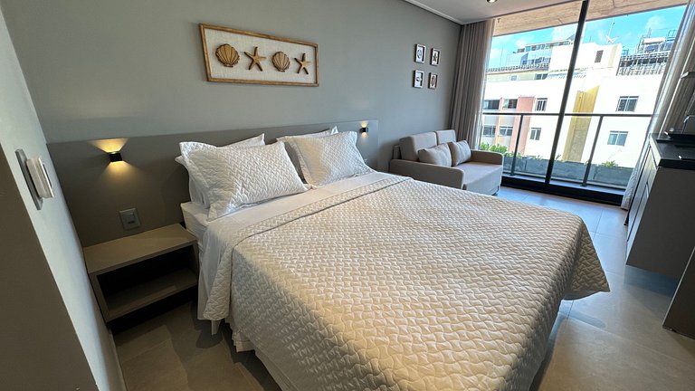 Apartamento de luxo com varanda no Acqua Tambau