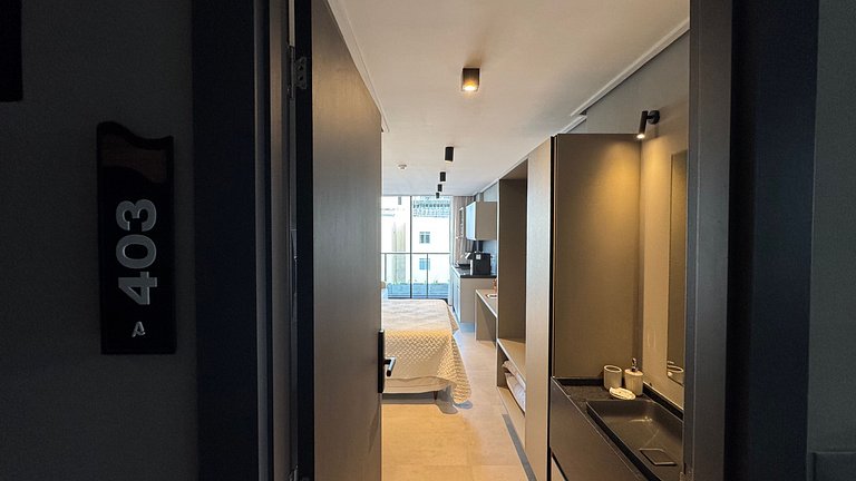 Apartamento de luxo com varanda no Acqua Tambau