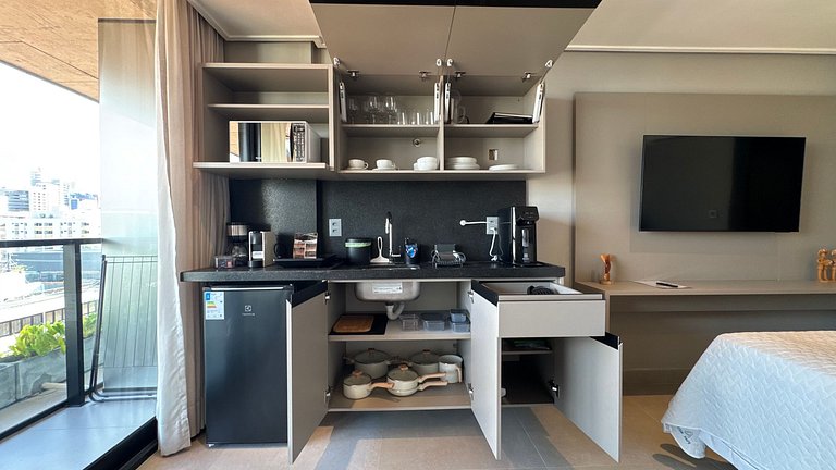 Apartamento de luxo com varanda no Acqua Tambau