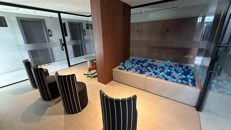 Flat de luxo completo no Acqua Tambau AQ6X5