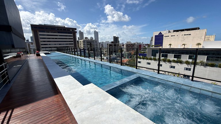 Flat de luxo completo no Acqua Tambau AQ3I7